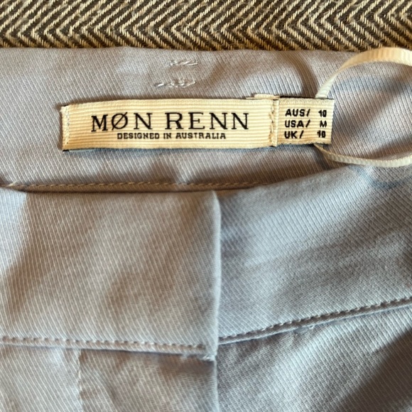 NWT MON RENN Anthropologie Lisle Pant Size M/10 - Picture 6 of 16